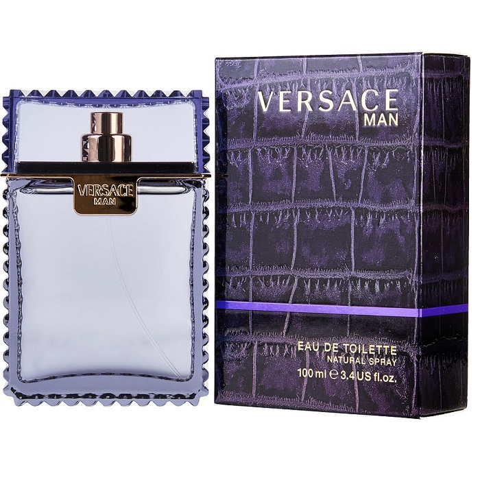 Versace Man Cologne by Versace 3.4oz Eau De toilette Spray for men